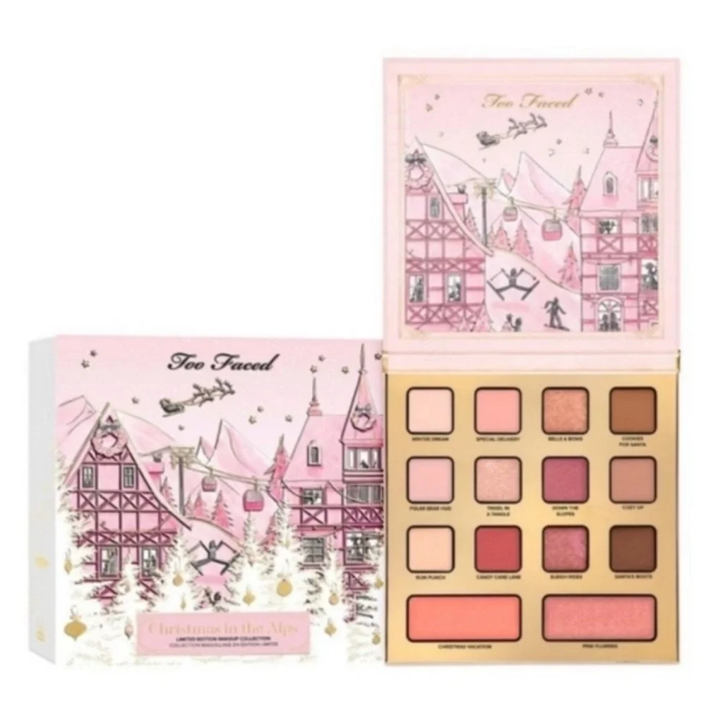 Too Faced Christmas in the Alps Limited Edition Face Eyeshadow Palette NWT